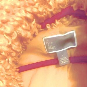 Chelsea Cozy and Warm Fuzzy Pink Coat, Size Large